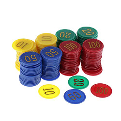 Jetons jeu bingo professionnels jetons de couleur 160pcs Marqueurs Pro Comte Jetons de Bingo Jeu de Cartes Puce de Jeu Fiche de Jeu