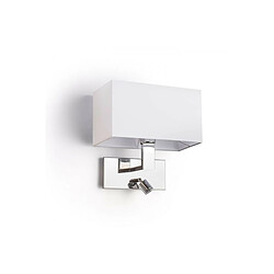 RENDL Applique Plaza 1x3W E27 Blanc Chromé