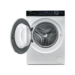 Haier HW120-B14979 Lave Linge 78L 69dB 1400tr/min 240V Pose Libre Acier Inoxydable Blanc