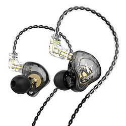 GUPBOO TRN MT1 écouteurs intra-auriculaires Hi-Fi pour moniteurs DJ casque IEM à suppression de bruit dynamique KZ EDX ED9 TRN TA1 M10 ST1