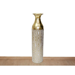 Vase de sol Alexandra House Living Doré Métal 15 x 63 x 15 cm