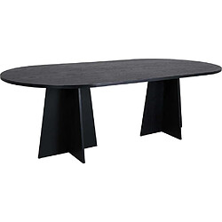 Venture Home Table de repas ovale Bootcut noir. Table de repas ovale Bootcut noir