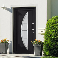 vidaXL Porte d'entrée Anthracite 98x208 cm 