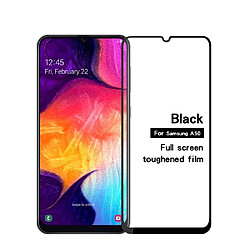 Mofi Protecteur écran en verre trempé 2.5d 9H pleine grandeur noir pour votre Samsung Galaxy A50