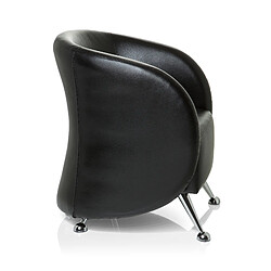 Avis Fauteuil lounge / fauteuil club ST. LUCIA en similicuir noir hjh OFFICE