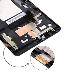 Wewoo Pour Asus Memo Pad HD7 noir / ME173X / ME173 K00B écran LCD + tactile Digitizer Assemblée avec cadre pièce détachée pas cher