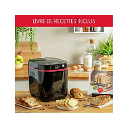 Machine à pain 1kg 720w noir - ow220830 - MOULINEX pas cher