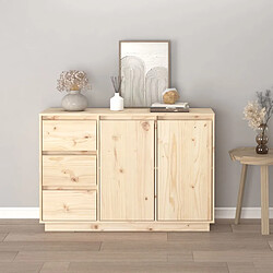 Avis Maison Chic Buffet,Meuble de Rangement,commode pour salon,Cuisine 111x34x75 cm Bois massif de pin -MN13470