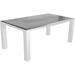 Proloisirs Table de jardin Florence 180 cm gris. Table de jardin Florence 180 cm gris