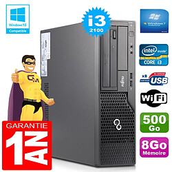 PC Fujitsu Esprimo E500 E85+ SFF Core I3-2100 RAM 8Go Disque 500Go Wifi W7 · Occasion 