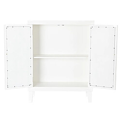 Avis Pegane Commode meuble de rangement en bois de sapin et MDF coloris blanc - Longueur 80 x Hauteur 102 x Profondeur 35 cm