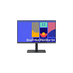 ECRAN 24'' SAMSUNG S24C430GAU Noir 1920x1080 IPS 16:9 1ms 250 cd/m² 100Hz 1000:1 1xHDMI 1xDP 1xVGA 1xLAN 4xUSB Pied Réglable Inclinable Pivotant LS24C430GAUXEN