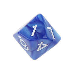 20 pièces dés dé faces d10 dies pour d u0026 d rpg mtg accessoires de jeux de fête rouge et bleu pas cher