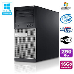 PC Tour Dell Optiplex 790 Intel G630 2,7Ghz 16Go Disque 250Go DVD WIFI Win 7 · Occasion 