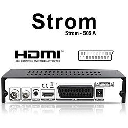 Avis Optex Décodeur Strom 505 Noir TNT Full HD -DVB-T2 - HEVC265 - (HDMI, Péritel, USB, Dolby Digital Plus)