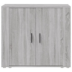 Avis Maison Chic Commode Buffet - Meuble de rangement Sonoma gris 80x33x70 cm Bois d'ingénierie -GKD96690