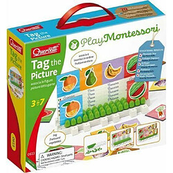 Quercetti-Quercetti-0613 Play Montessori Tag The Picture, 0613, Multicolore 