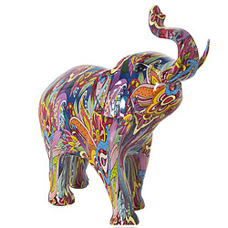 Acheter Figurine Décorative Alexandra House Living Multicouleur Plastique Eléphant 14 x 30 x 28 cm