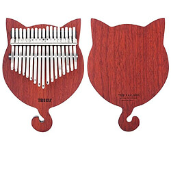 Justgreenbox Piano à pouce en bois massif Kalimba à 17 touches - 1005001593991161