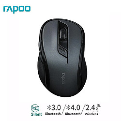 Universal Souris sans fil silencieuse multimode avec Bluetooth de commutation facile 1600 dpi et 2,4 GHz jusqu'à 3 appareils