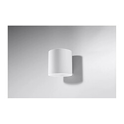 Luminaire Center Applique murale ORBIS aluminium blanc 1 ampoule