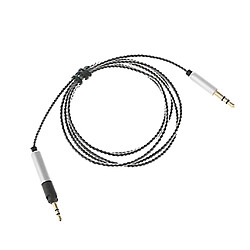 Câble de mise à niveau de 1,2 m pour audio technica ath m50x m40x m70x noir