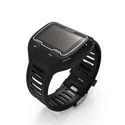 Acheter Wewoo Bracelet pour montre connectée Dragonne en silicone de couleur solide Garmin Forerunner 910XT Noir