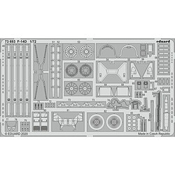 F-14D for Great Wall Hobby - 1:72e - Eduard Accessories 