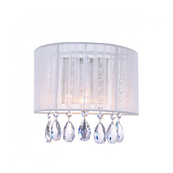 Luminaire Center Applique murale en cristal Essence blanc