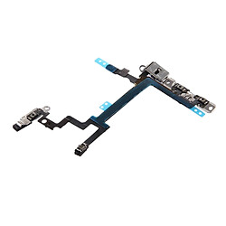 Wewoo Pour iPhone 5 Bouton d'alimentation et de volume Câble flexible Flex Cable avec supports pièce détachée