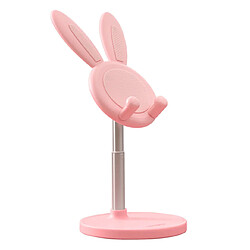 Universal Étagère téléphonique téléphonique de bureau Portable Lapin Lapin Portable Universel Réglable Tableau Comprimé Support Cadeau de Pâques | Étagère Téléphonique Représentant 