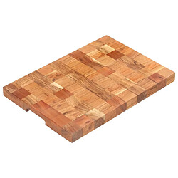 vidaXL Planche à découper 50x34x3,8 cm Bois d'acacia massif