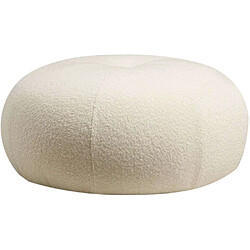 Hanah Home Pouf rond intérieur bouclette Tina.