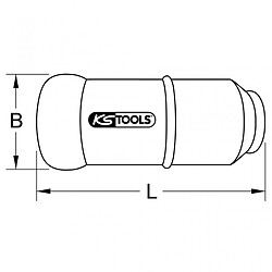 KS TOOLS Douille 3/8" d'alignement de câbles à 3 ou 4 fils 185-240mm Kstools