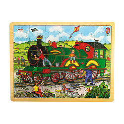 Bigjigs Toys Casse-tête de train de 24 pièces 