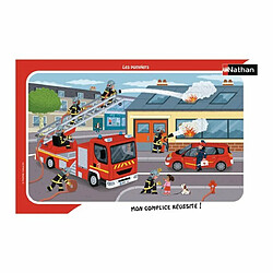 Ludendo Puzzle cadre 15 pièces - Les pompiers