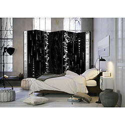 Paris Prix Paravent 5 Volets Black Elegance 172x225cm