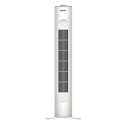 Ventilateur colonne 73cm 45w 3 vitesses blanc - BOREA - SUPRA