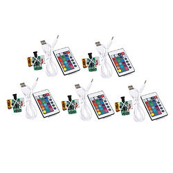 5Pcs 16 Couleurs USB Touch Control Impression 3D Moon Light Board Changement De Couleur