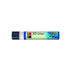 Marabu Peinture à effet 3D-Liner, 25 ml, bleu moyen ()