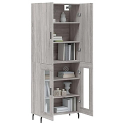 Avis Maison Chic Buffet,Meuble de Rangement,commode pour salon,Cuisine Sonoma gris 69,5x34x180 cm Bois d'ingénierie -MN86928