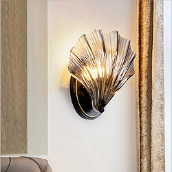 Universal Lampe murale en cristal coque verre lampe murale chambre lit lit hôtel lit décoration salon fond