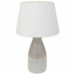 Lampe de bureau Alexandra House Living Argent Céramique 14 x 36 x 14 cm 