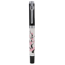 Jinhao Stylo Plume Rechargeable Motif de Fleur Stylo à Ecriture Calligraphie Cadeau Enfant Adulte