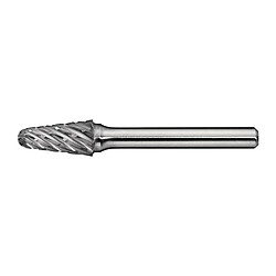 Fraise sur tige KEL Special Steel D. 10 mm L. tête 20 mm D. de la tige 6mm carbure engrènement croix PROMAT 