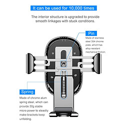 Acheter Universal Chargeur de voiture sans fil avec téléphone portable dans la voiture X Samsung S9 rack de voiture de recharge rapide |