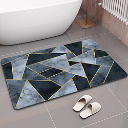 LUUCOZK Tapis de bain antidérapants absorbants à séchage rapide, tapis de décoration de salle de bain-garros-50x80cm