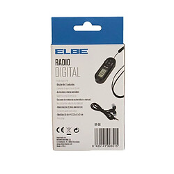 Avis Radio numérique portable ELBE RF96 Noir FM Mini