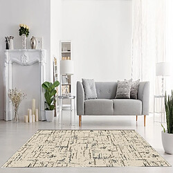 HOMEMANIA Tapis Imprimé Empty 2 - Résumé - Décoration de Maison - antidérapants - Pour Salon, séjour, chambre à coucher - Multicolore en Polyester, Coton, 60 x 100 cm