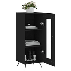 Acheter Maison Chic Buffet,Meuble de Rangement,commode pour salon,Cuisine Noir 34,5x34x90 cm Bois d'ingénierie -MN46481